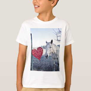 HORSE Valentine Hjärtat Tröja