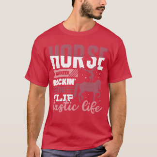 Horse Vaulter Rockinhe Flipastic Life vintage T Shirt