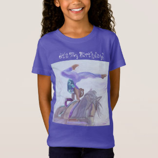 Horse Vaulting Birthday Kid T Shirt