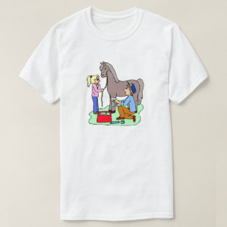 Horse Vet Theme Equine Veterinarian Tee Shirt