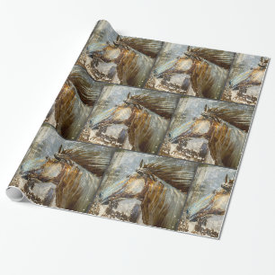 Horse Vild Mustang Land Westernare Cowboy Presentpapper
