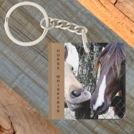Horse Whisperer Two Horses Kissing