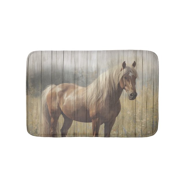 Horse Wood panels look Farmhouse style Badrumsmatta (Framsidan)