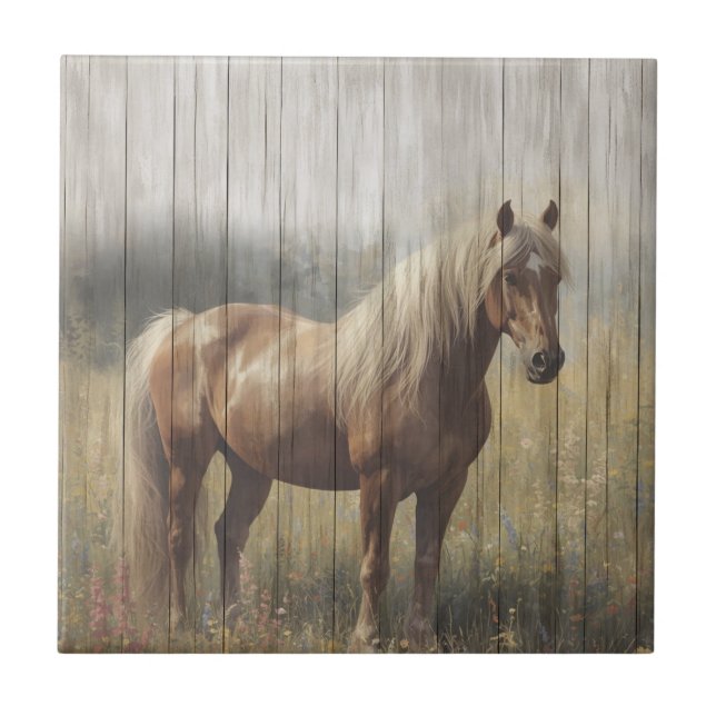 Horse Wood panels look Farmhouse style Kakelplatta (Framsidan)