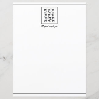 Horse WritPaper Black and White