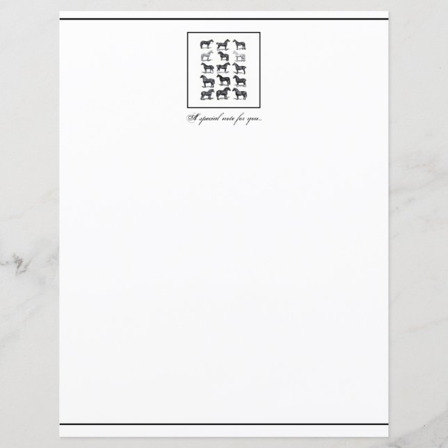 Horse WritPaper Black and White (Framsida)