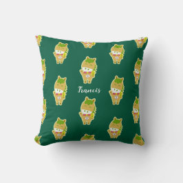 Horse Year Lucky Cute Personalized Throw Pillow Kudde