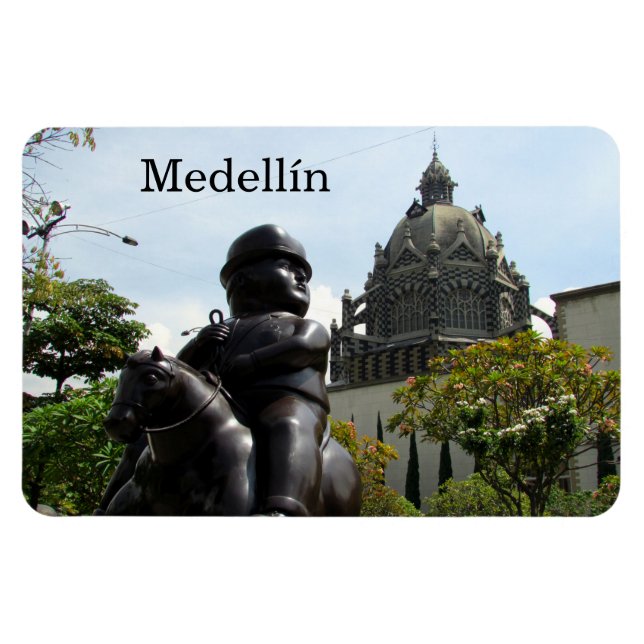 horseback botero magnet (Horisontell)