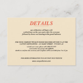 Horseback Canyon Couple Bröllop Tilläggskort