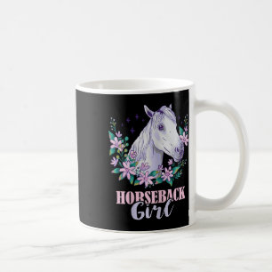 Horseback Girl Horse Lover Equest Kaffemugg
