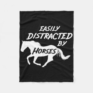 Horseback Horse Riding Fleecefilt