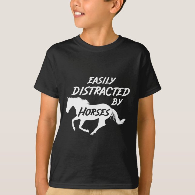 Horseback Horse Riding T Shirt (Framsida)