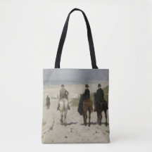 Horseback Ride längs Beach - Fine Art