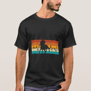 Horseback Rider Equestrian Heartslag Horse Lover R T Shirt