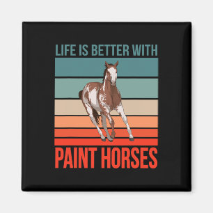 Horseback Rider Horse Riding Life är bättre färg Magnet