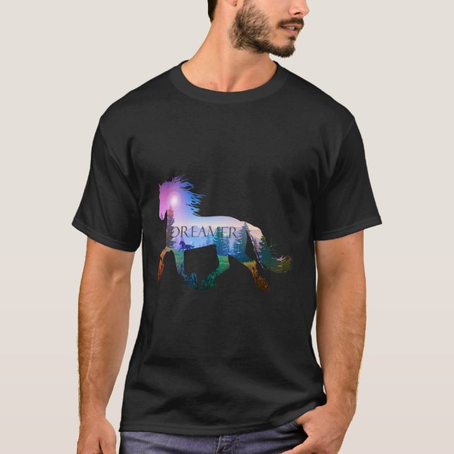 Horseback Riding Horse Lover  T Shirt (Framsida)