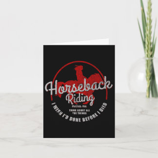Horseback Riding Makes Me Think About All The Thin Kort