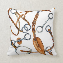 Horsebit Mönster Pillow Kudde