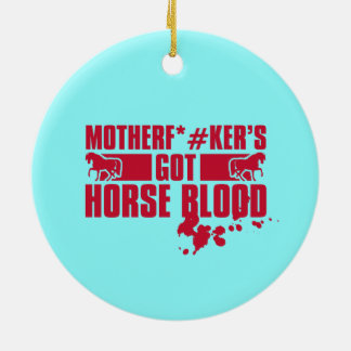 Horseblood Julgransprydnad Keramik