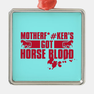 Horseblood Julgransprydnad Metall