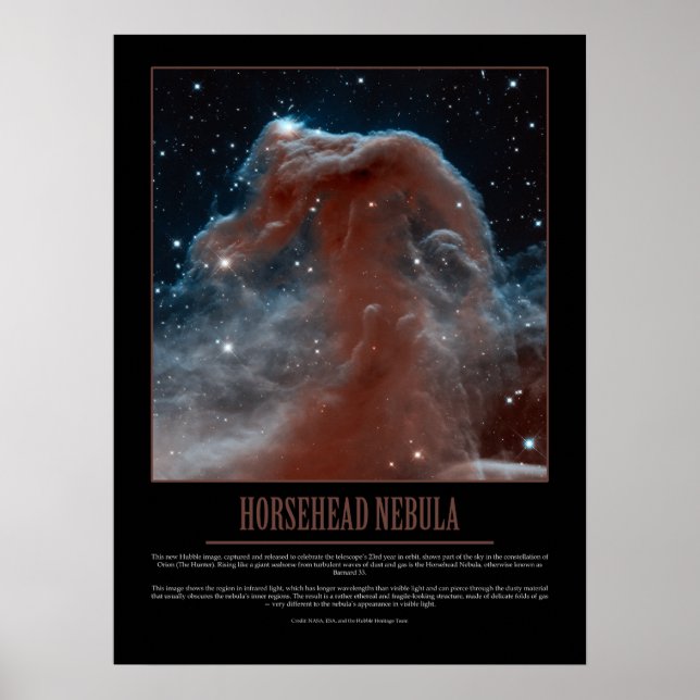 HORSEHEAD NEBULA - Hubble Poster (Framsidan)