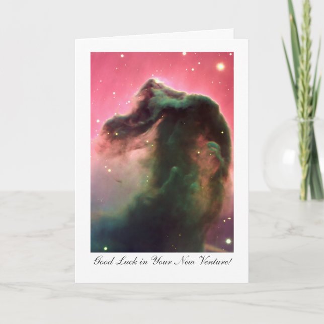 Horsehead Nebula - Lycka till i din nya årgång Kort (Framsida)