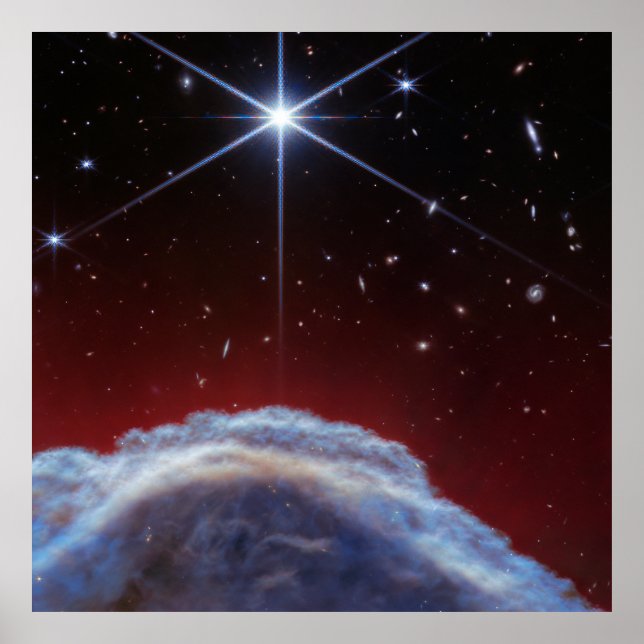 Horsehead Nebula (NIRCam Image) Poster (Framsidan)