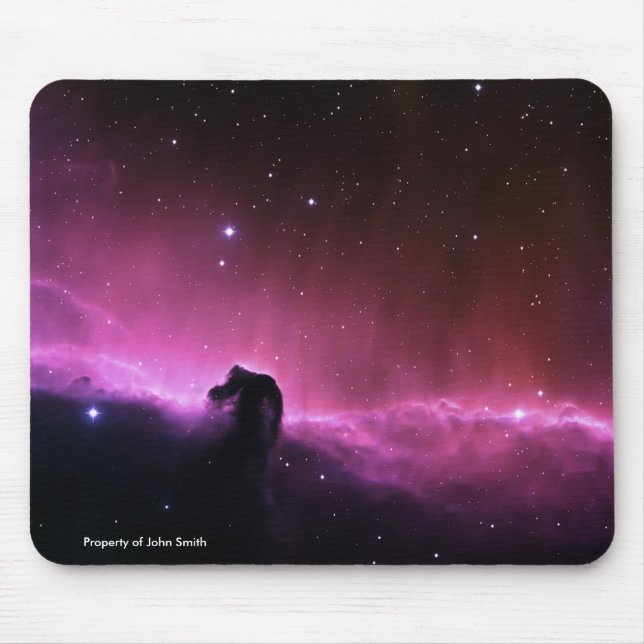 Horsehead Nebulaanpassningsbar Mousepad Musmatta (Framsidan)
