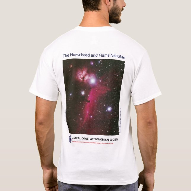 Horsehead och Flame - Lee Coombs Front och Back T Shirt (Baksida)