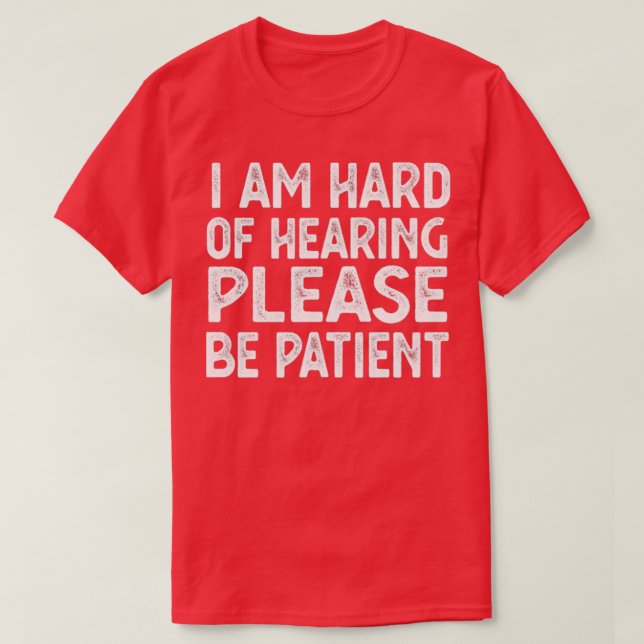 Hörsel Försämrad hörsel 3 T Shirt (Design framsida)