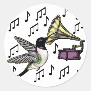 Hörsel- Nectar Runt Klistermärke