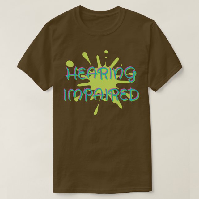 hörselskadade 27 t shirt (Design framsida)