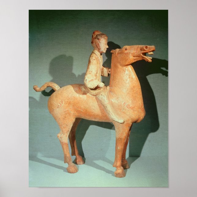 Horseman, från Xianyang, Shaanxi Poster (Framsidan)