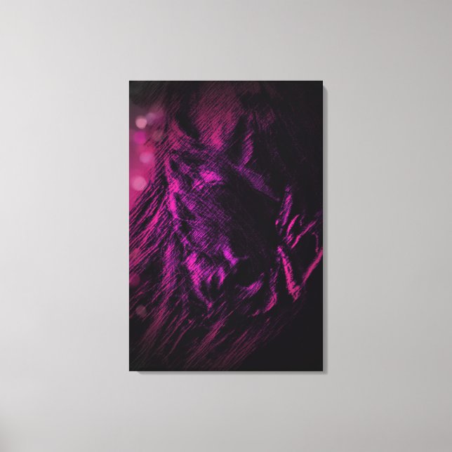 HorseOnPurple - Wrapped Canvas (Framsida)