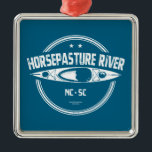 Horsepasture River North Carolina Kayaking Julgransprydnad Metall<br><div class="desc">Horsepasture-floden är en 18, 1 sjömil lång Vild och Scenia-flod i stater i North Carolina och South Carolina.</div>