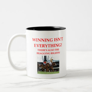 horseracing Två-Tonad mugg