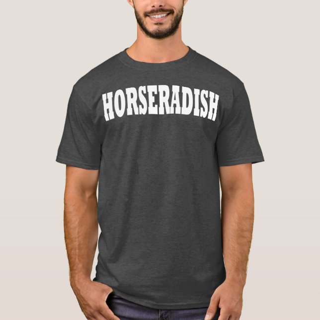 Horseradish Costume Halloween T Shirt (Framsida)