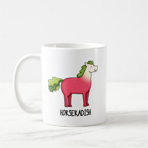 Horseradish Funny Horse Pun Kaffemugg