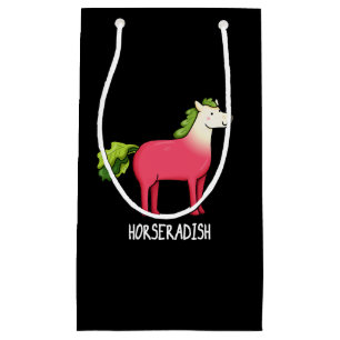 Horseradish Funny Horse Pun Mörk BG