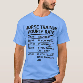 Horserainer timråstrålare t shirt