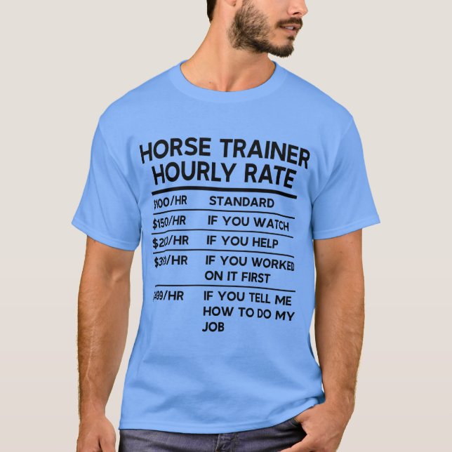 Horserainer timråstrålare t shirt (Framsida)
