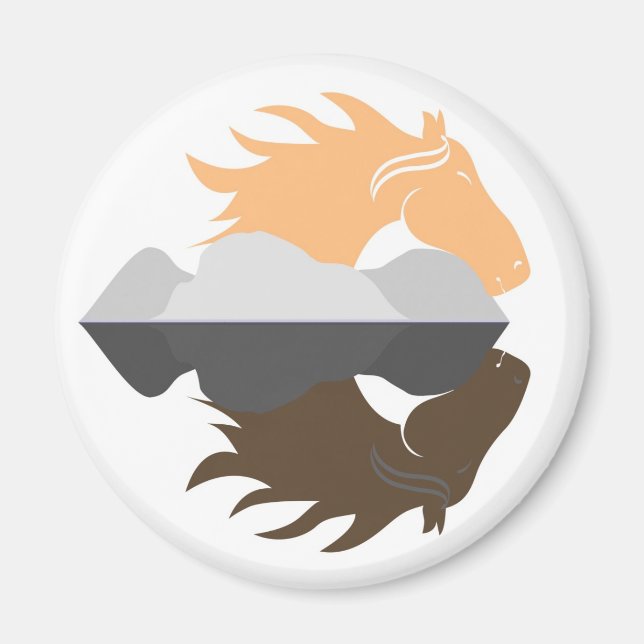 HorseReflektion Magnet (Framsidan)