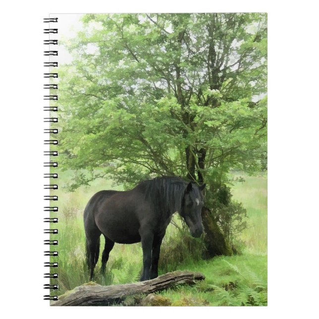HORSES ANTECKNINGSBOK MED SPIRAL (Framsidan)