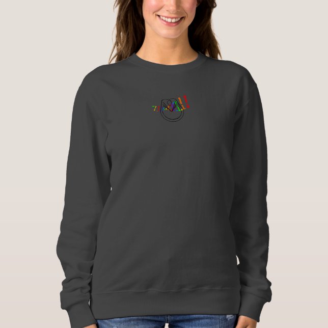 Horses Are In My DNA Rainbow Sweatshirt T Shirt (Framsida)