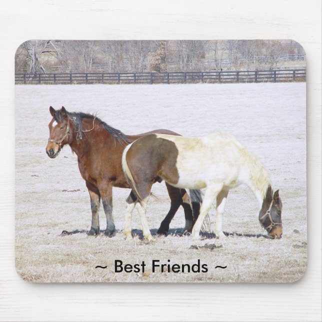 Horses Best Friends Mousepad Musmatta (Framsidan)