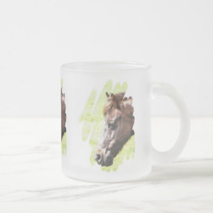 HORSES FROSTAD GLASMUGG