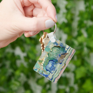 Horses Grazing by Franz Marc, Vintage Fine Art Nyckelring