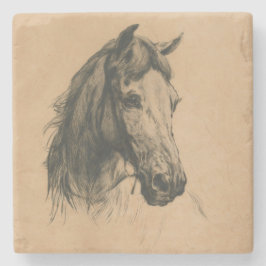 Horses Head (av Heywood Hardy) Stenunderlägg