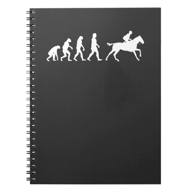 Horses Horse Riding Gift Anteckningsbok (Framsidan)