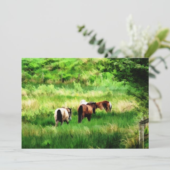 HORSES-INBJUDANDE (Stående Fram)